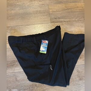 NWT Wrangler Outdoor Performance Pants 42x30 Hiking Water Repellant UPF 30